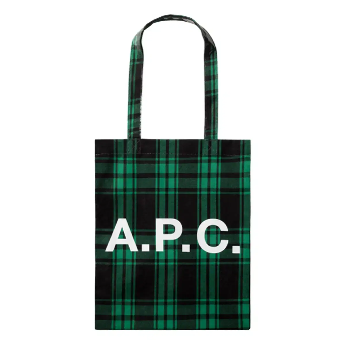 A.P.C. 체크 토트백