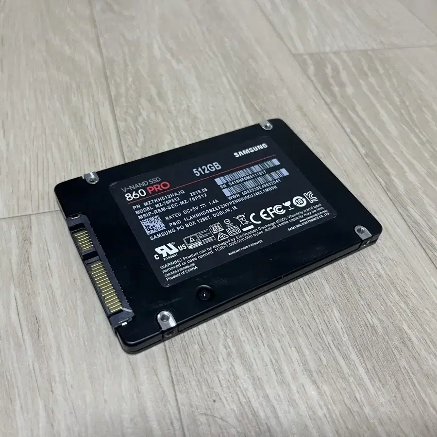 삼성 SSD EVO 860 PRO 512GB 2개