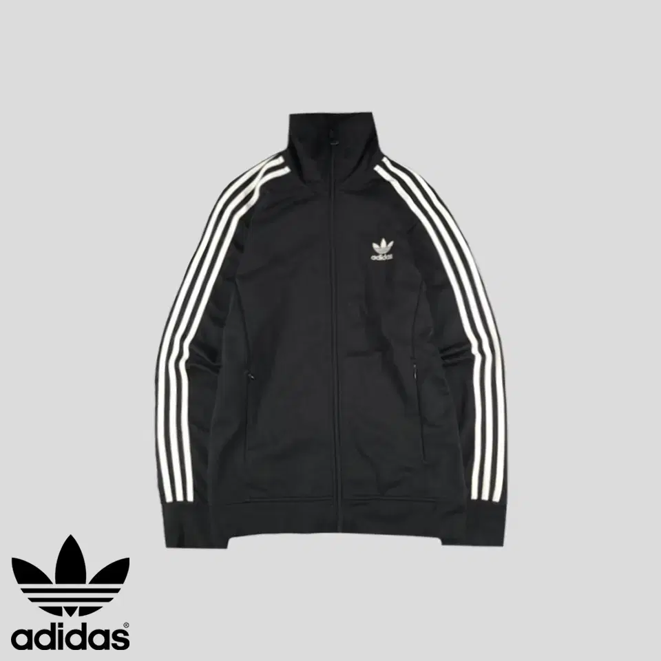 Adidas Black Tri-Season Sideline Europa Tracktop Zip Up Jersey M-L