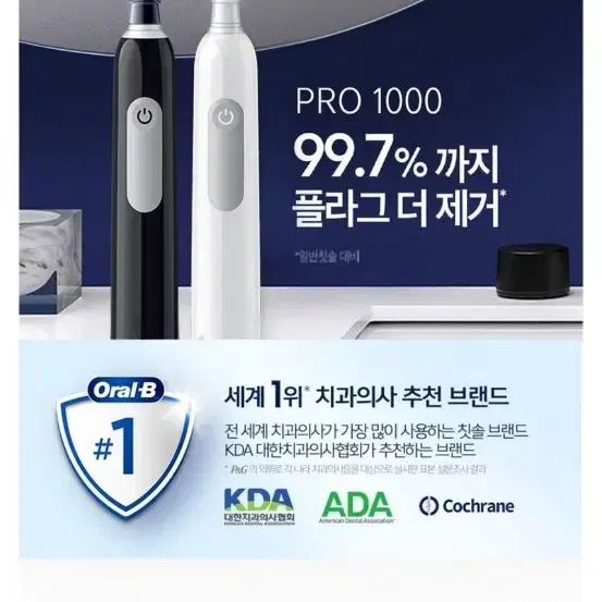 오랄비 전동칫솔 PR1 1000