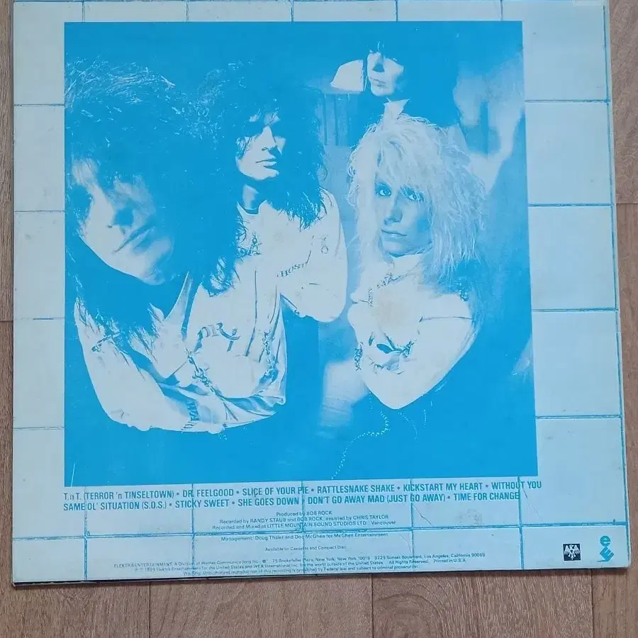 motley crue lp 준라이센스 엘피