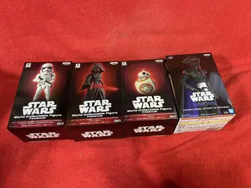 스타 워즈 피규어 월드 콜렉터블 반다이 총 4개입