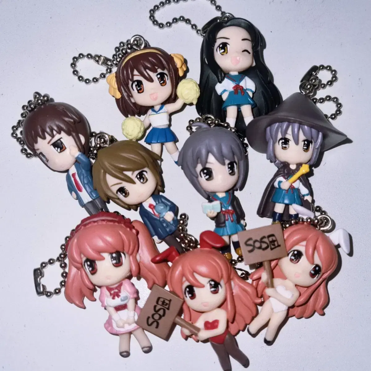 Haruhi Suzumiya's Melancholy Classic Figure Strap keyring Beautiful Girl