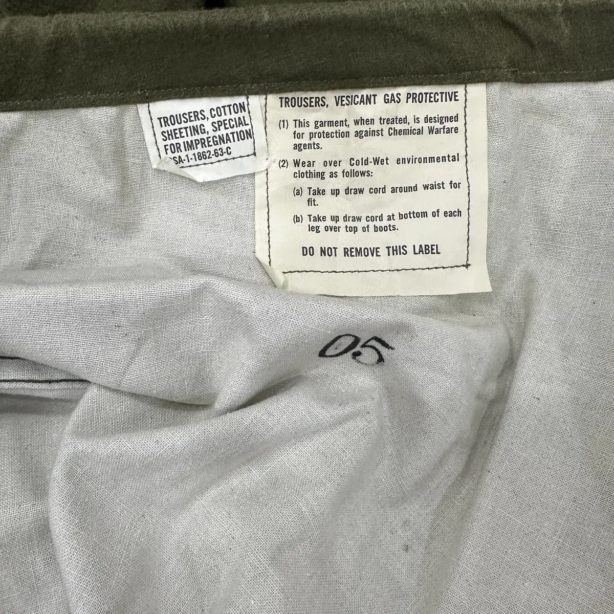 (free) 60's US militery shell pants