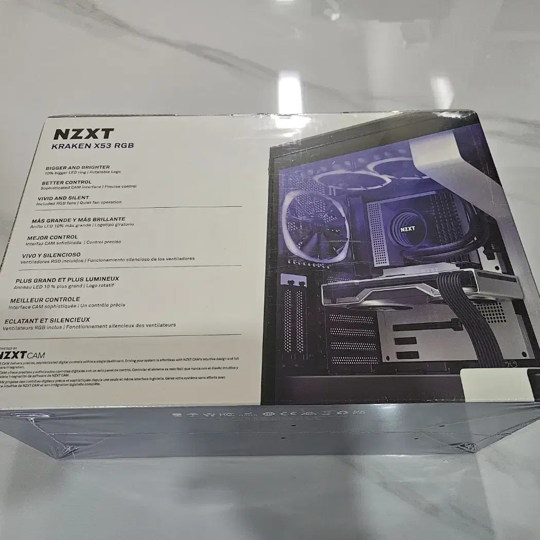 (미개봉)NZXT 크라켄 X53 RGB Matte 화이트 신품 팝니다!~