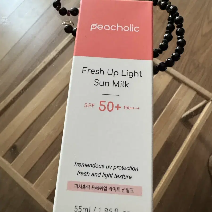 피치홀릭 프레쉬업 라이트 선밀크 55ml(SPF50+) 1개