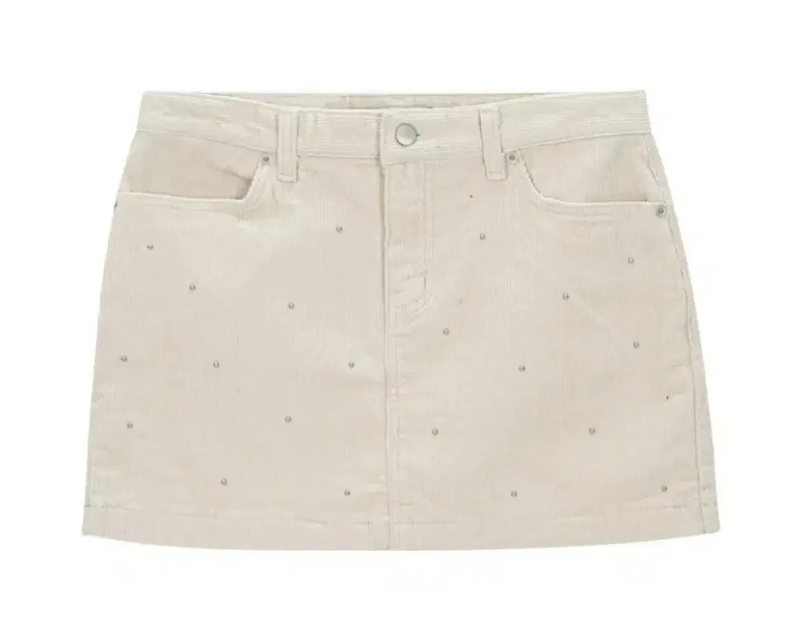 SALAD BAGUNI Pearl Corduroy Mini Skirt -