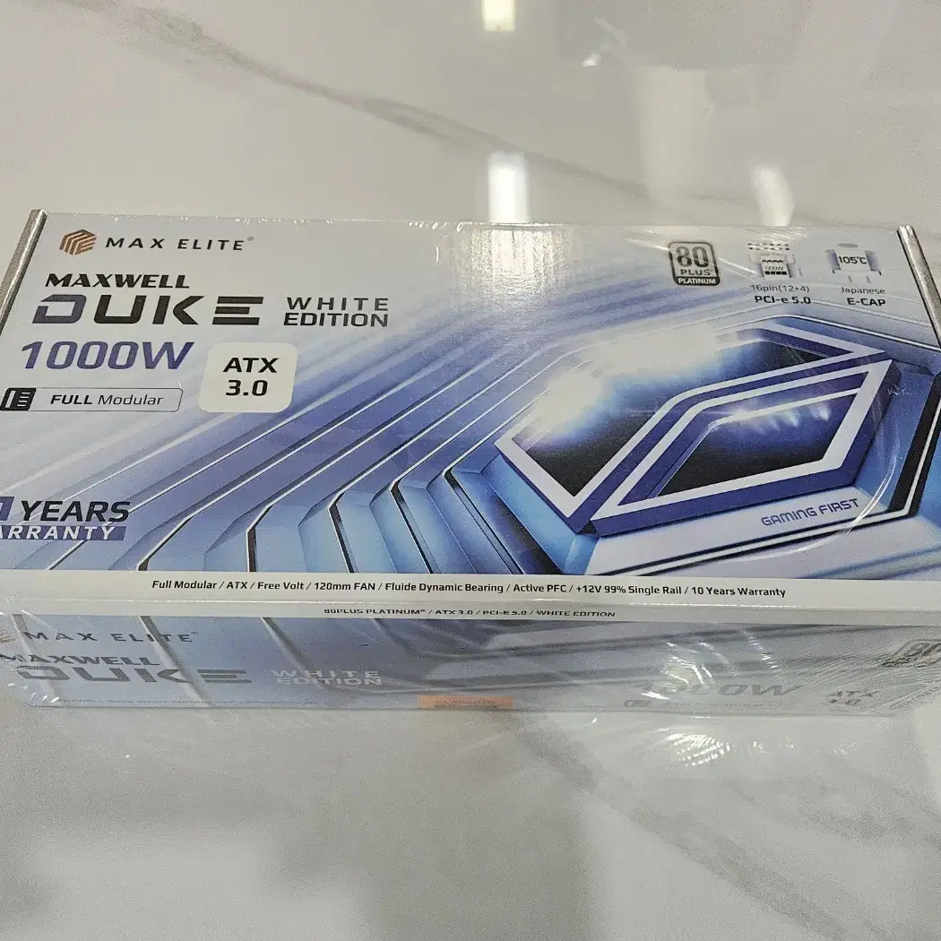 맥스엘리트MAXWELL DUKE 1000W 80PLUS플래티넘 화이트신품