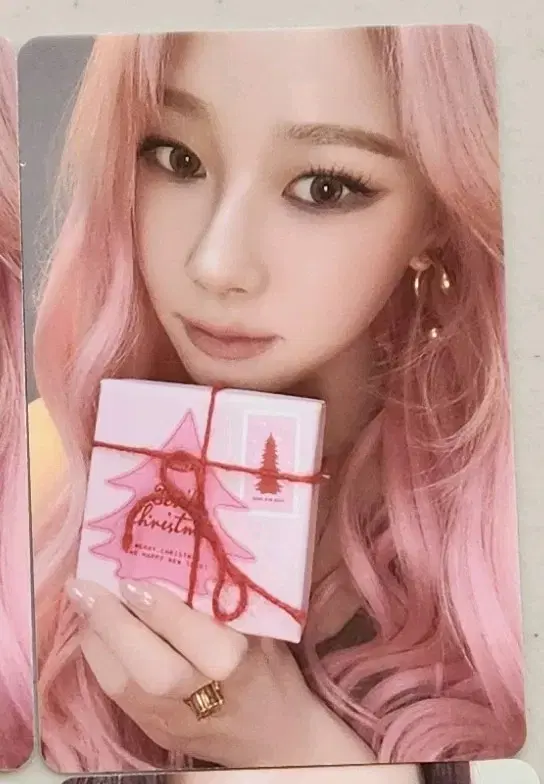 Aespa Pink Christmas giselle photocard sell WTS