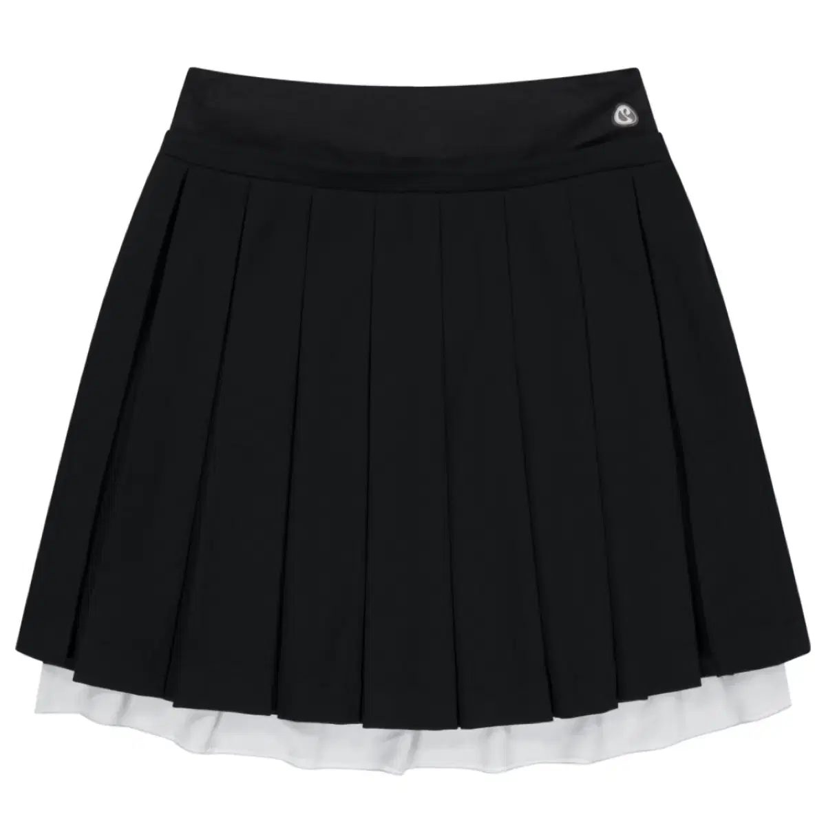 코이세이오 DOUBLE WAISTED PLEATS SKIRT BLACK