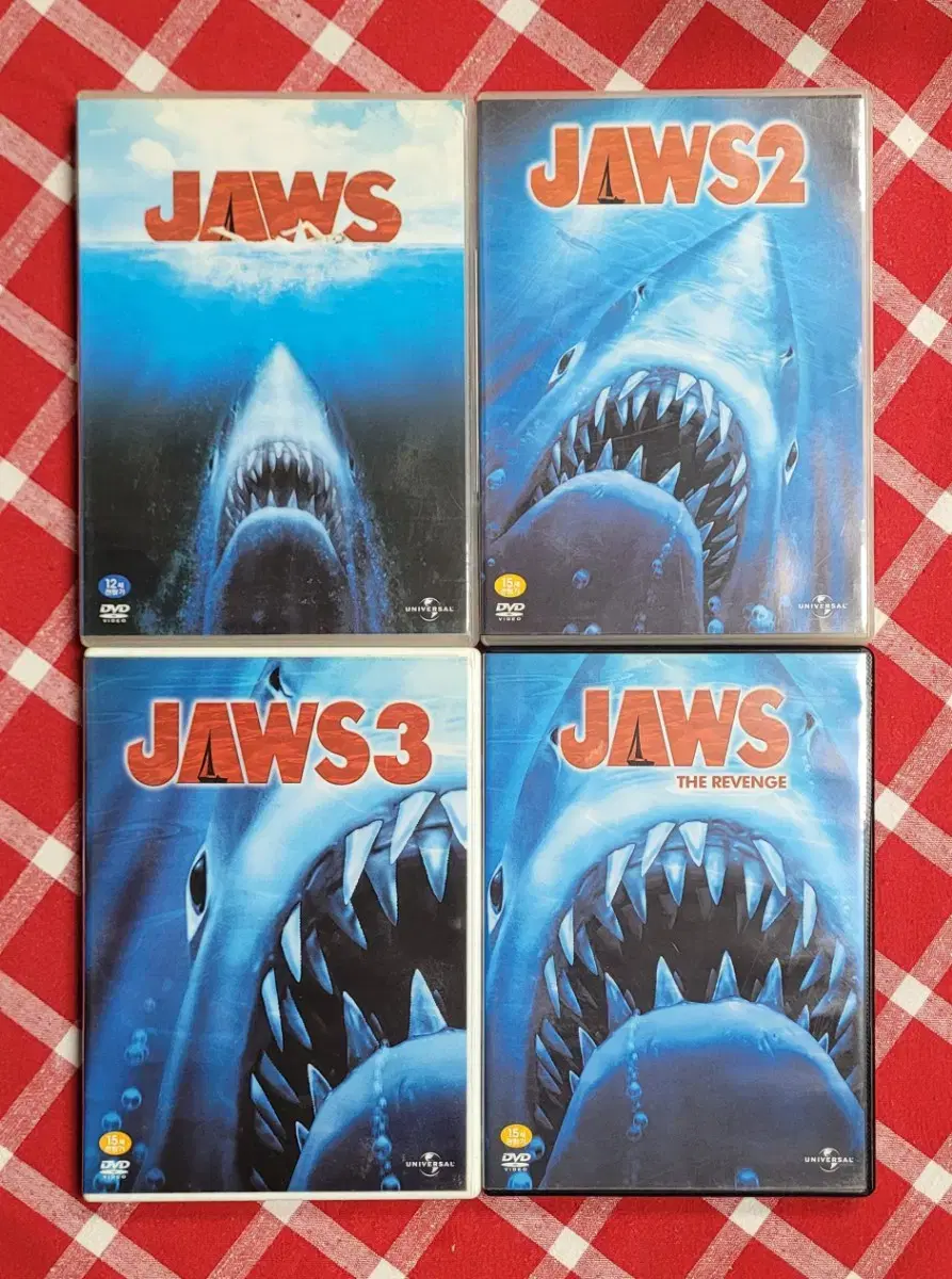 죠스(JAWS) 1탄~4탄 DVD