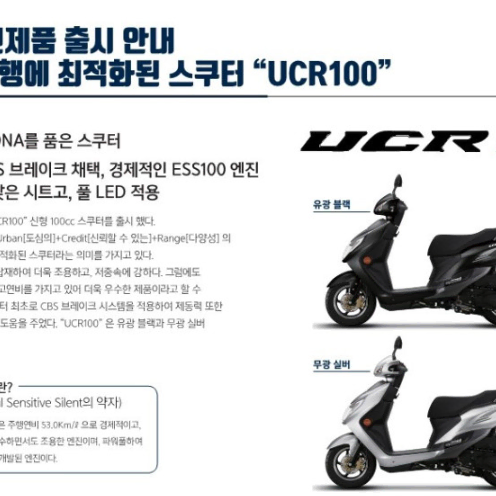 DNA모터스 UCR100 (구 대림) 100CC 배달용 스쿠터