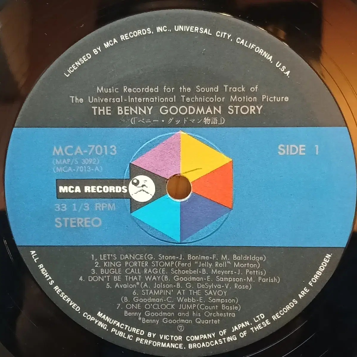 [JAZZ] BENNY GOODMAN STORY LP