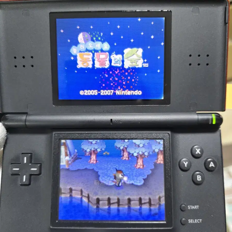 A-급 닌텐도 DS Lite DSL 크림슨블랙