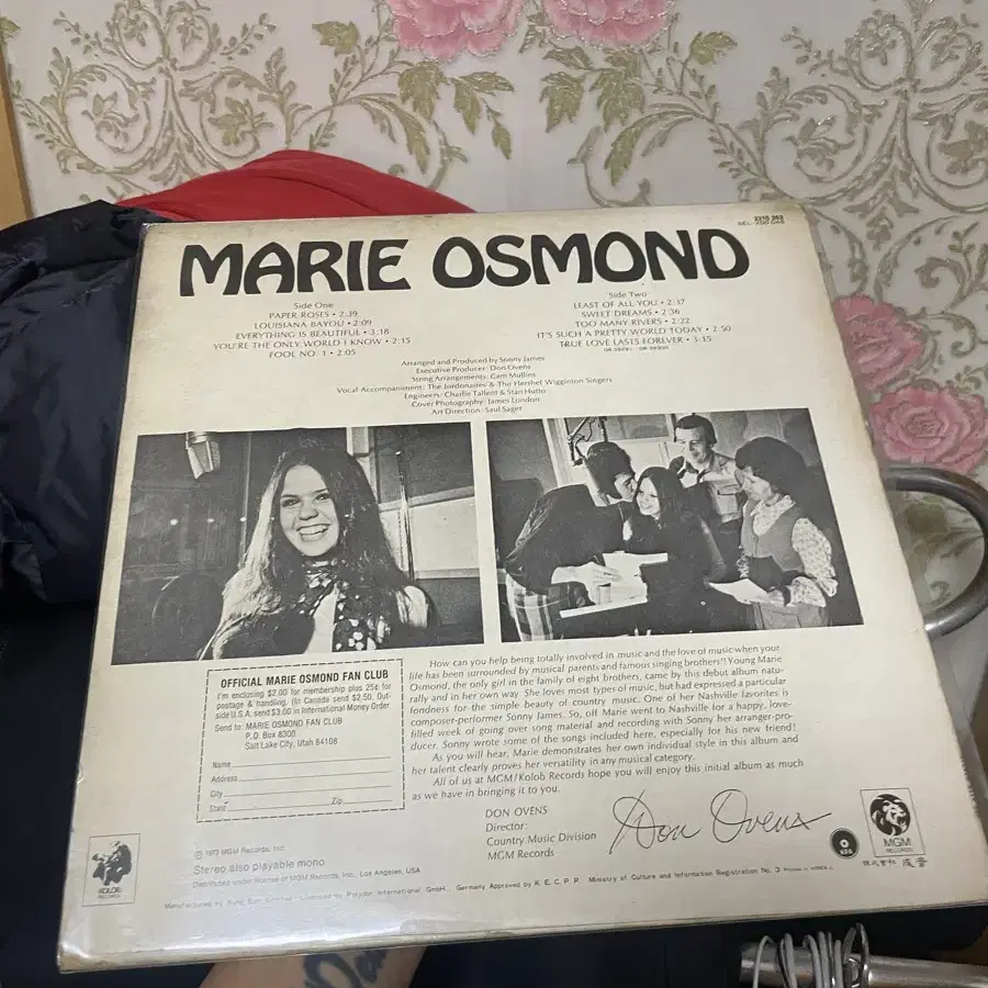 엘피 marie osmond