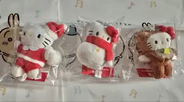 헬로키티 로리즈팜 Me% 장난감 키링 3개 세트
