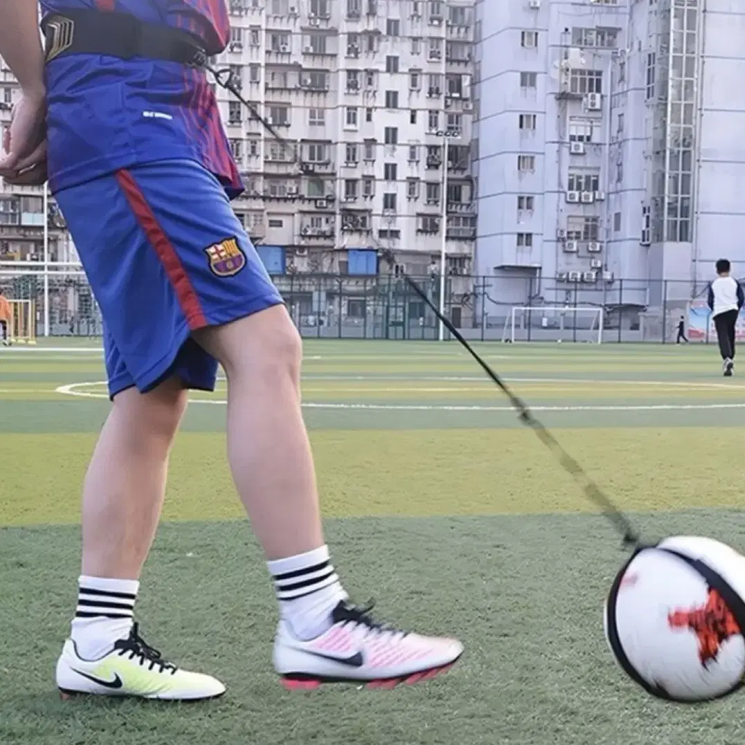 축구 기본기 리턴볼 연습 벨트