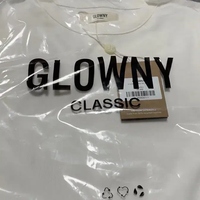 글로니 G Classic Fitted Tee White