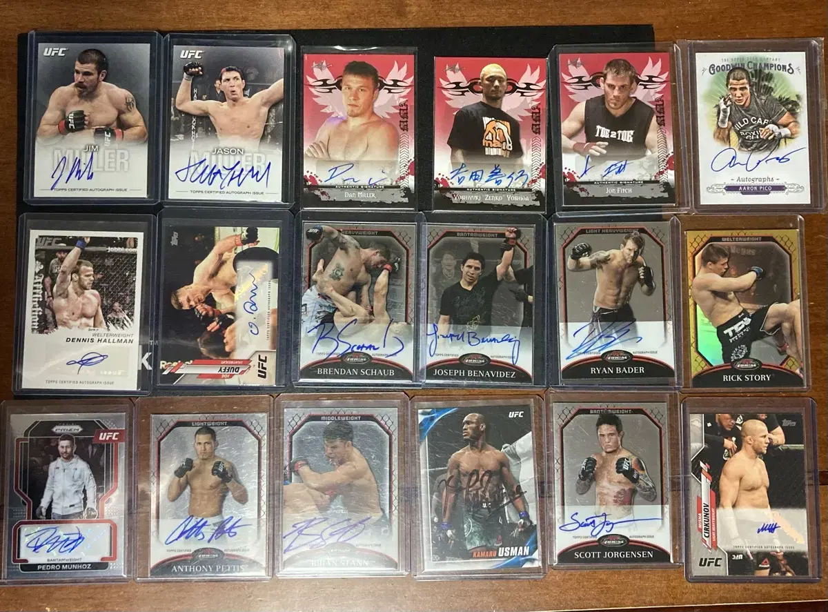 29 Ufc Male Fighters Lot Cards