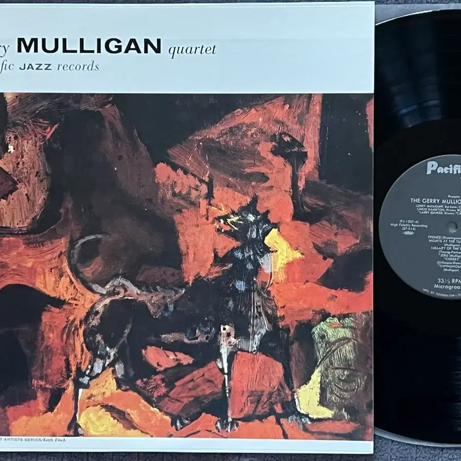 LP : Gerry Mulligan Quartet Featuring Ch