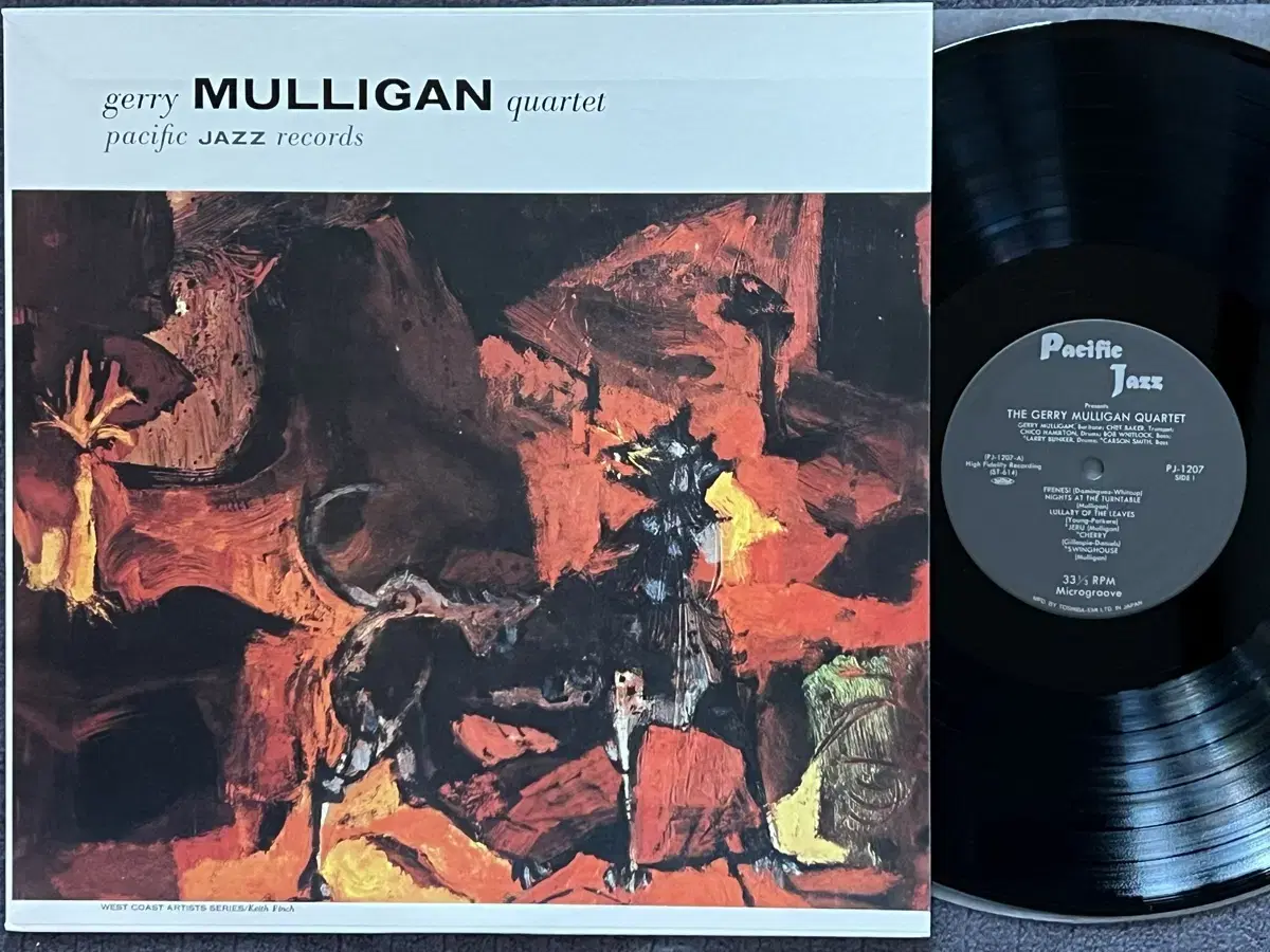 LP : Gerry Mulligan Quartet Featuring Ch