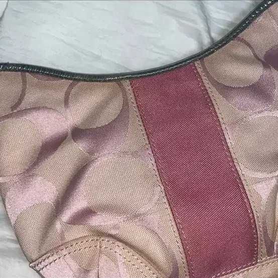 Coach pink shoulder bag