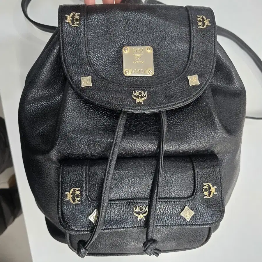 정품 mcm 복조리 백팩