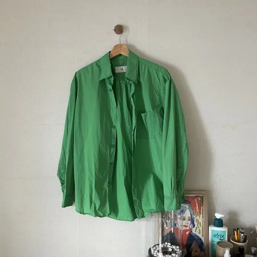 이얼즈어고(yrs) 포이카 셔츠 클래식핏(green, size 1)