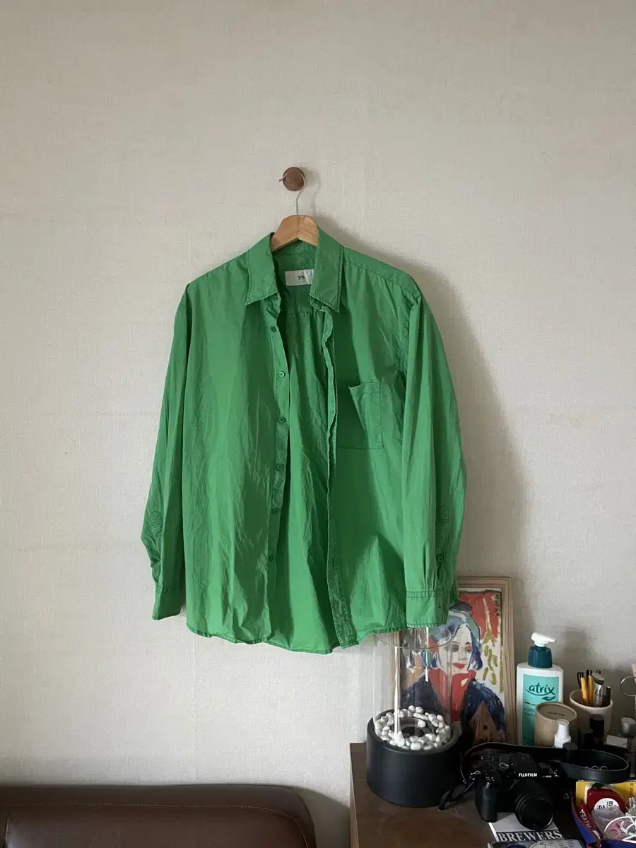 이얼즈어고(yrs) 포이카 셔츠 클래식핏(green, size 1)