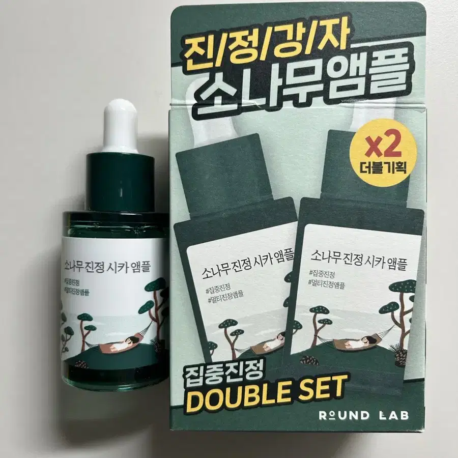 라운드랩 소나무 시카 진정 앰플 30ml 2개