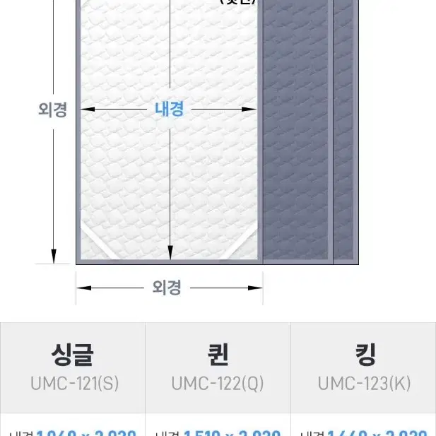 귀뚜라미 매트 순면커버(밴드형) 팝니다.