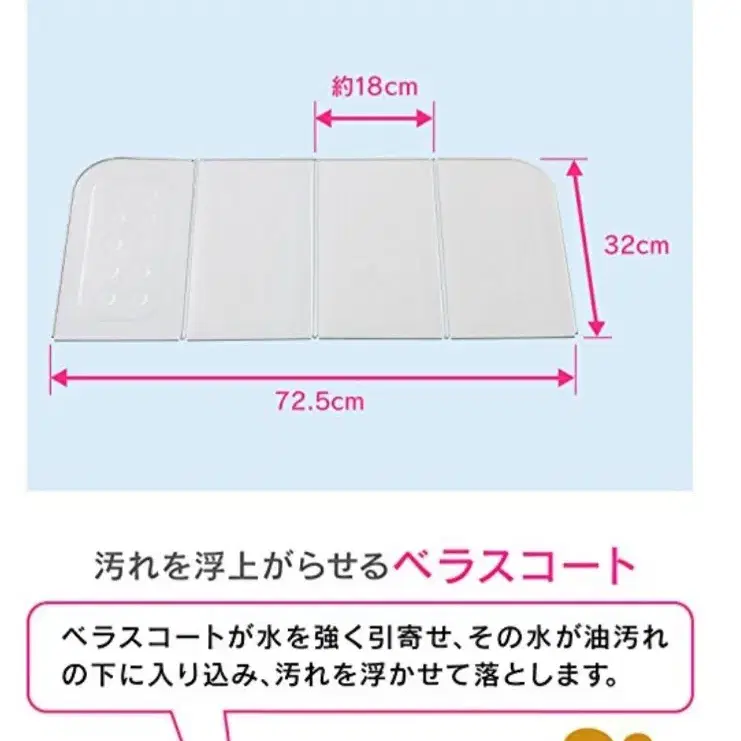 가스렌지 접이식 기름튐방지 가림막