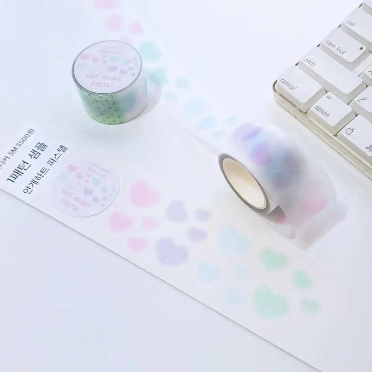 [Love Me More] Misty Heart Pastel (Transparent Matte) Keys Cut Won Gai Hating