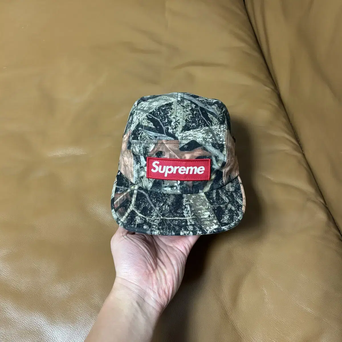 Supreme 슈프림 밀리터리 카모 캠프캡 모자 Military Camo