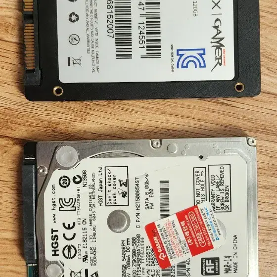 2.5인치 하드디스크 외장하드 7mm ssd 500g