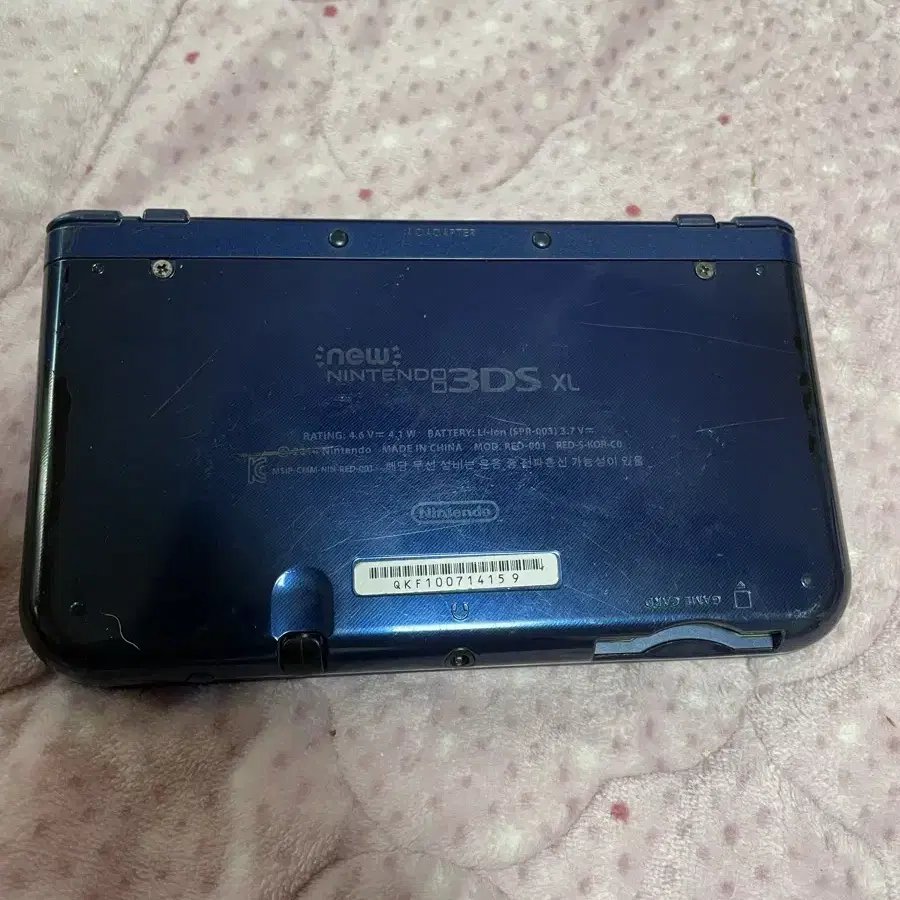 뉴닌텐도3ds xl 블루 포켓몬 뱅크 무브 포함