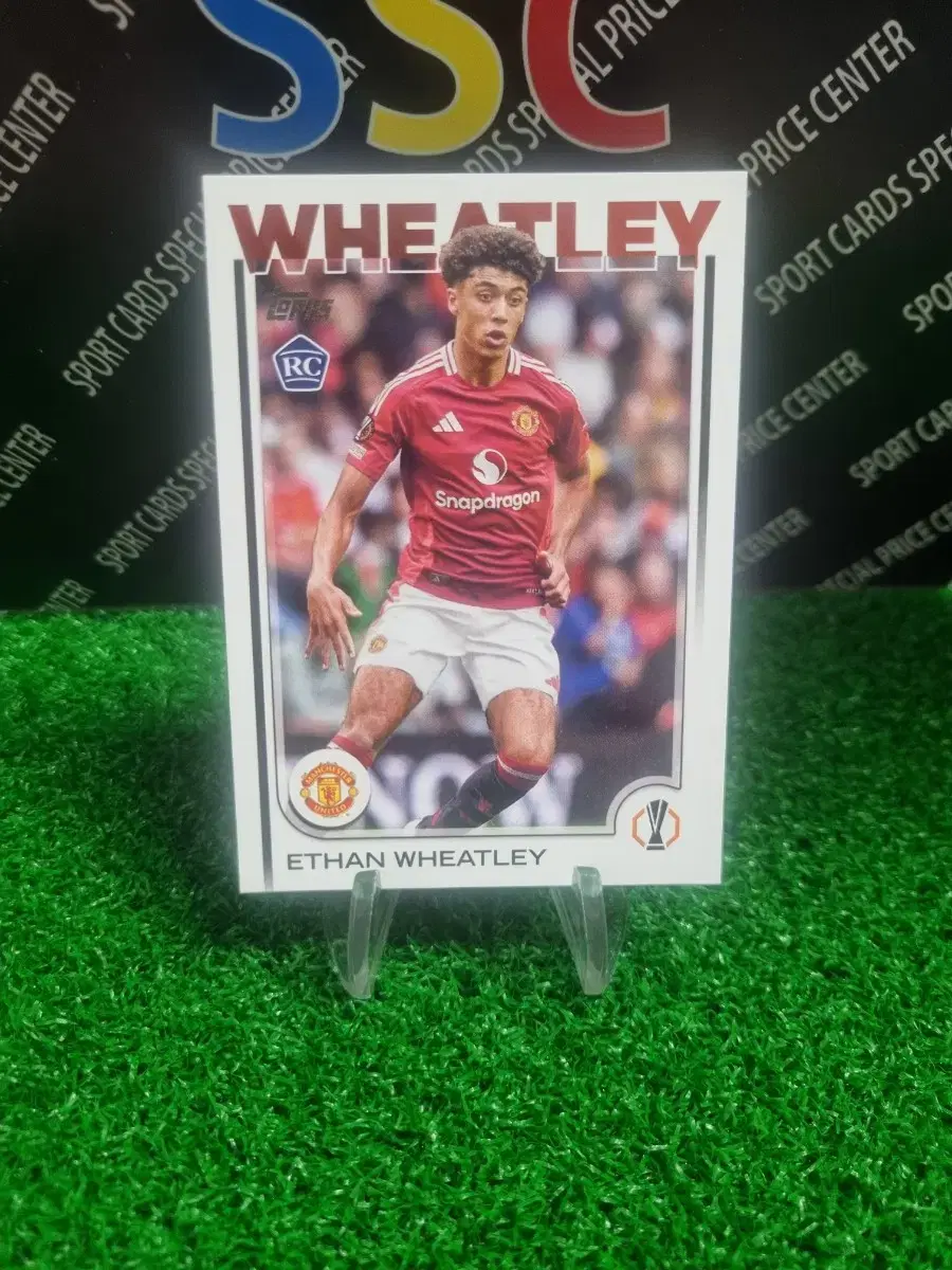 2025 Topps Man United Ethan Wheatley Rookie Football Card