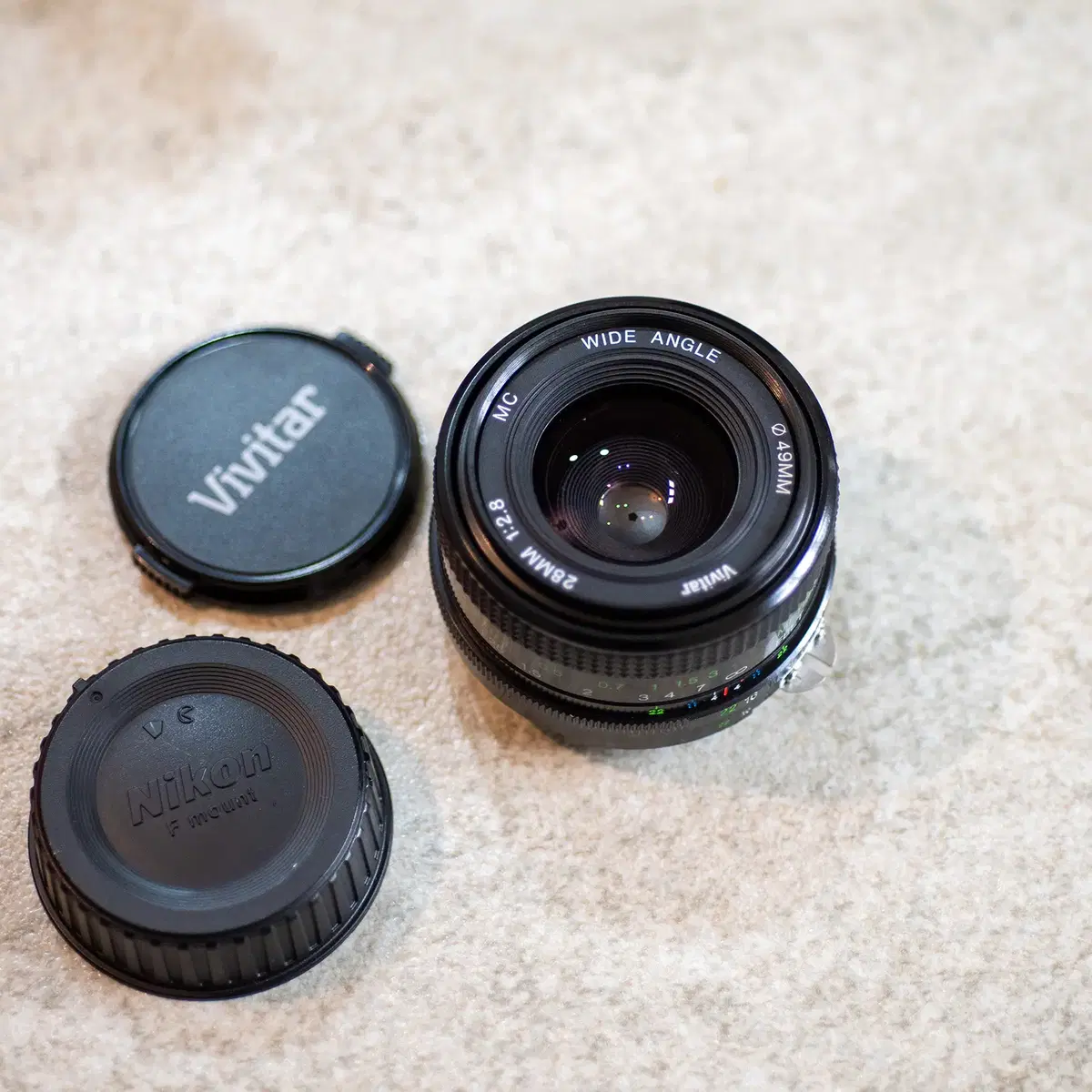 니콘F) Vivitar 28mm F2.8 49mm 필터구경 AI렌즈