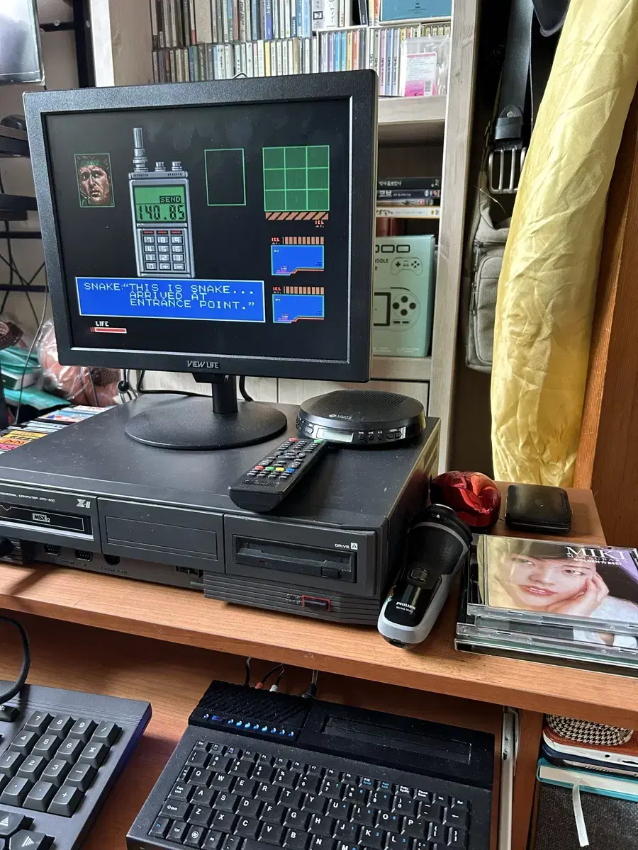 대우 MSX2+15인치LCD+재믹스msx게임합팩및 팩