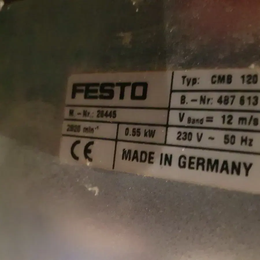 FESTO 벨트샌더기   CMB  120