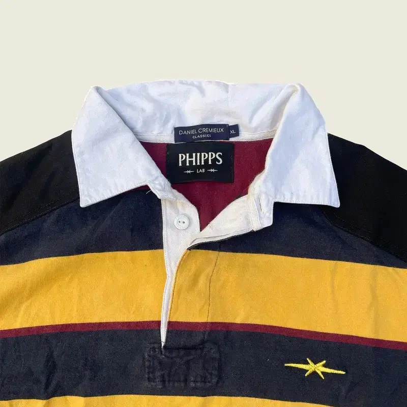 Phipps upcycled utility rugby 긴팔 티셔츠