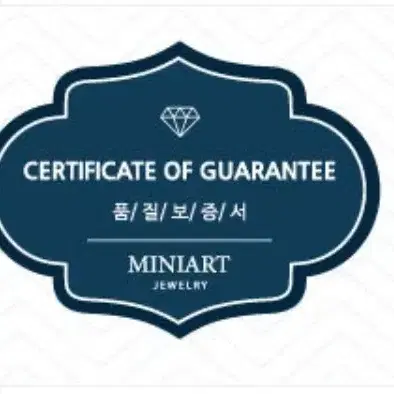 미니아트 18K GOLD 스와로브스키 크리스탈 진주 목걸이50cm 판매