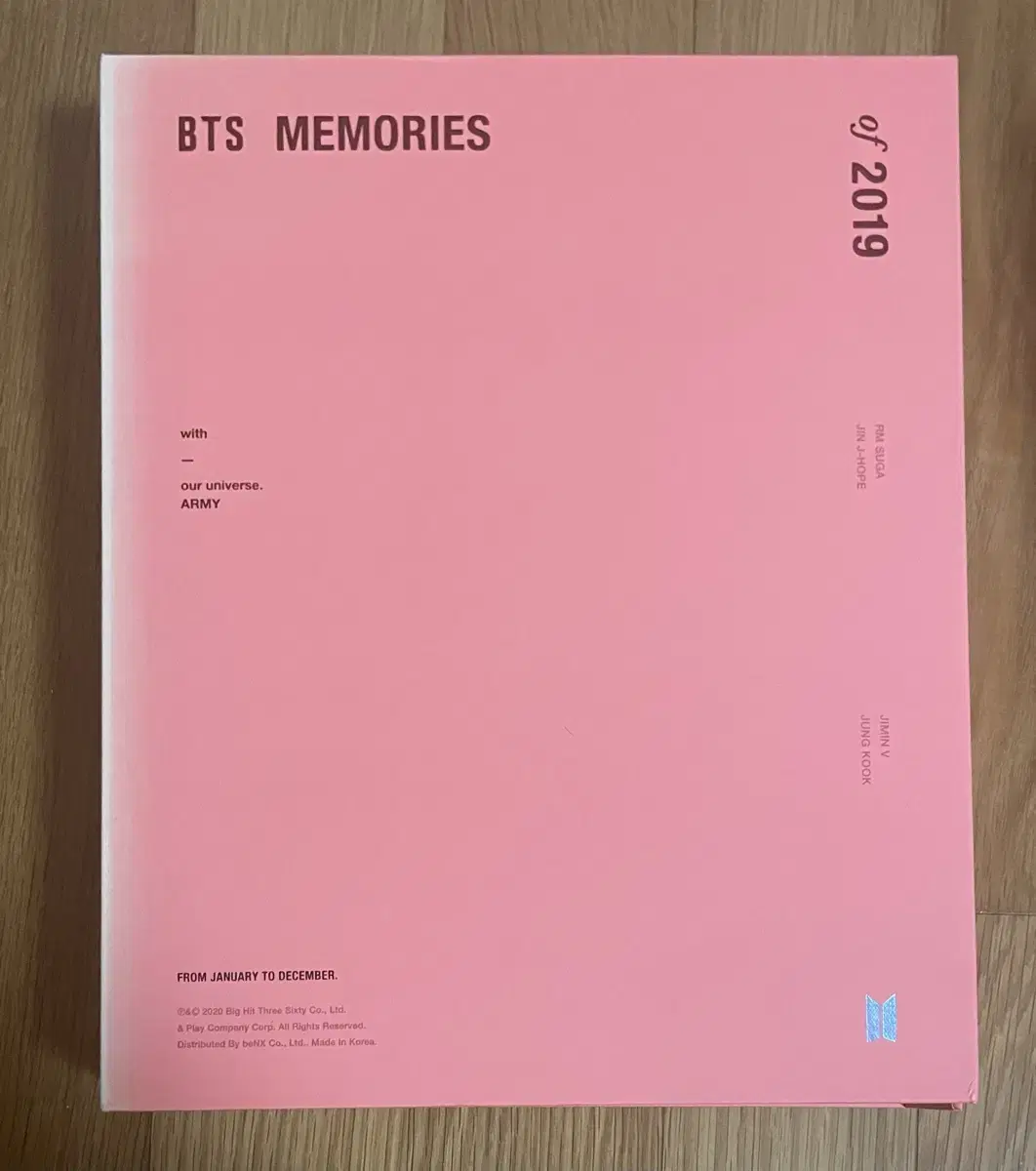 방탄 2019 메모리즈 DVD (풀셋)