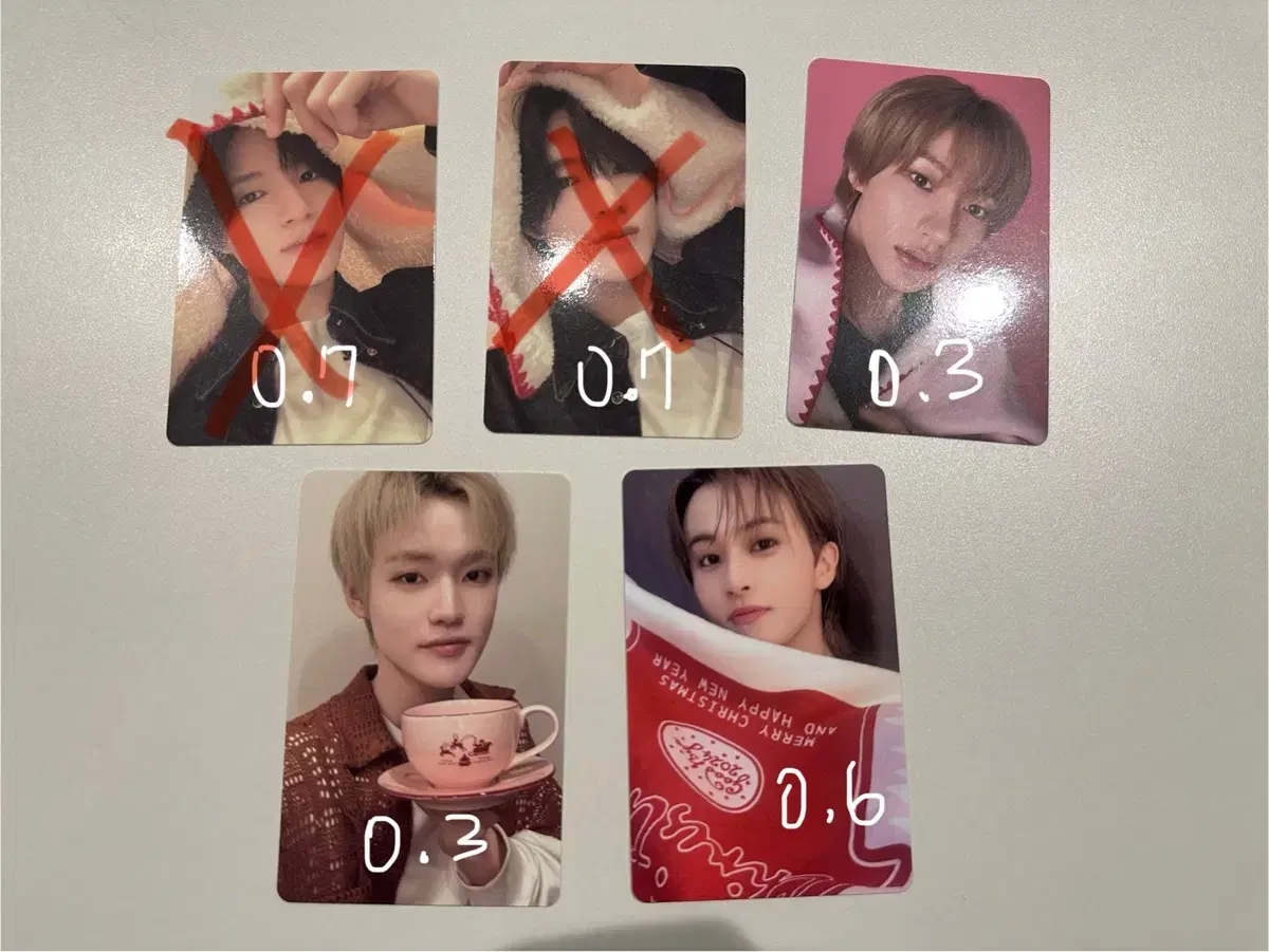 2024 Wilderness Pink Christmas nct tc photocard WTS