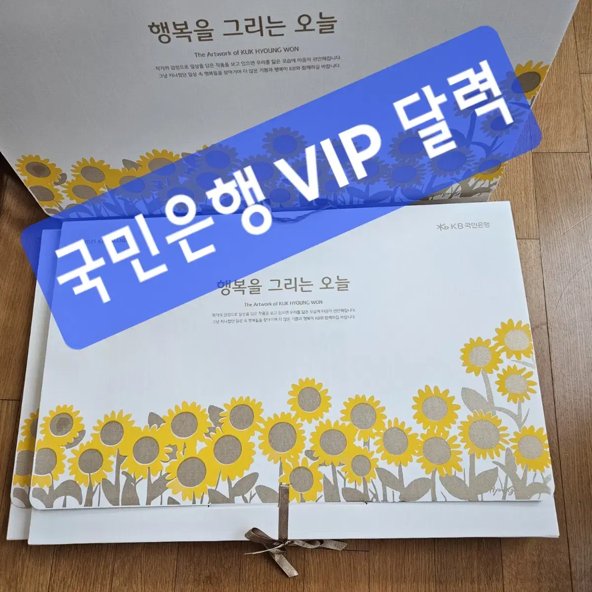 2025년 kb 국민은행달력 국형원작가 vip 달력