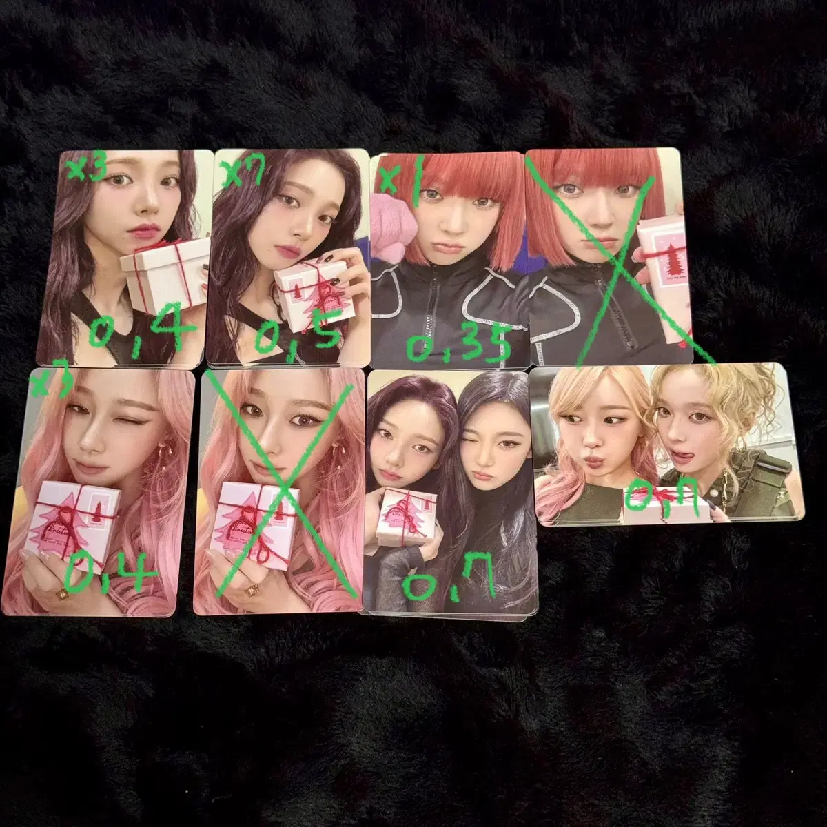 2024 Wilderness Pink Christmas aespa tc photocard WTS