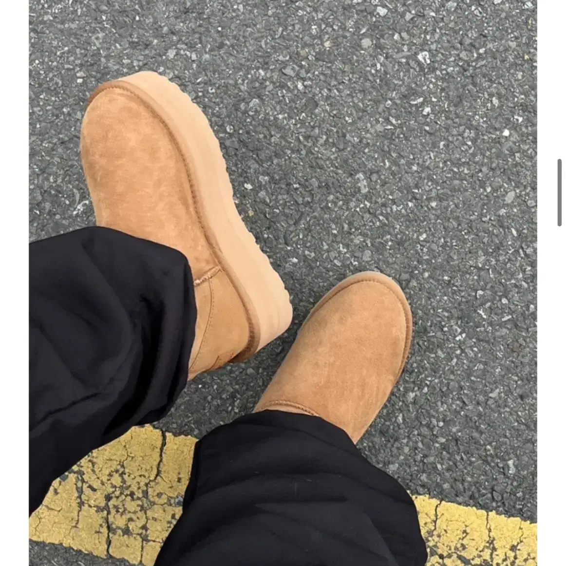 UGG 어그 울트라 미니 5cm 플랫폼 체스넛 230