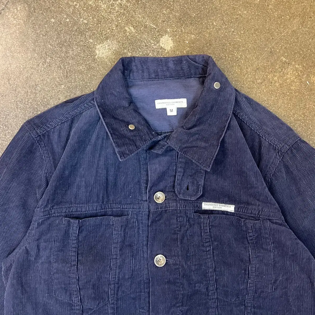 ENGINEERED GARMENTS 골덴 자켓 네이비