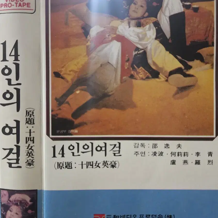 14인의여걸  1972년작품 감독:소일부 출연 : 정묘 , 진패 , 하평