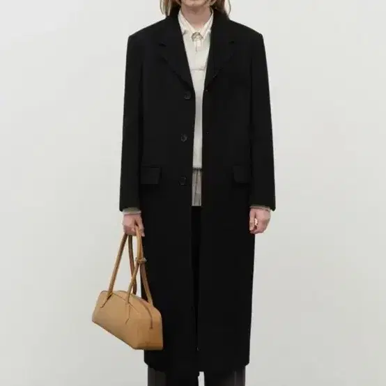 던스트 UNISEX 2-WAY 3 BUTTON CASHMERE COAT